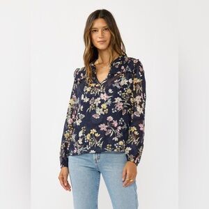LOFT Dusk Serenade Blouse L